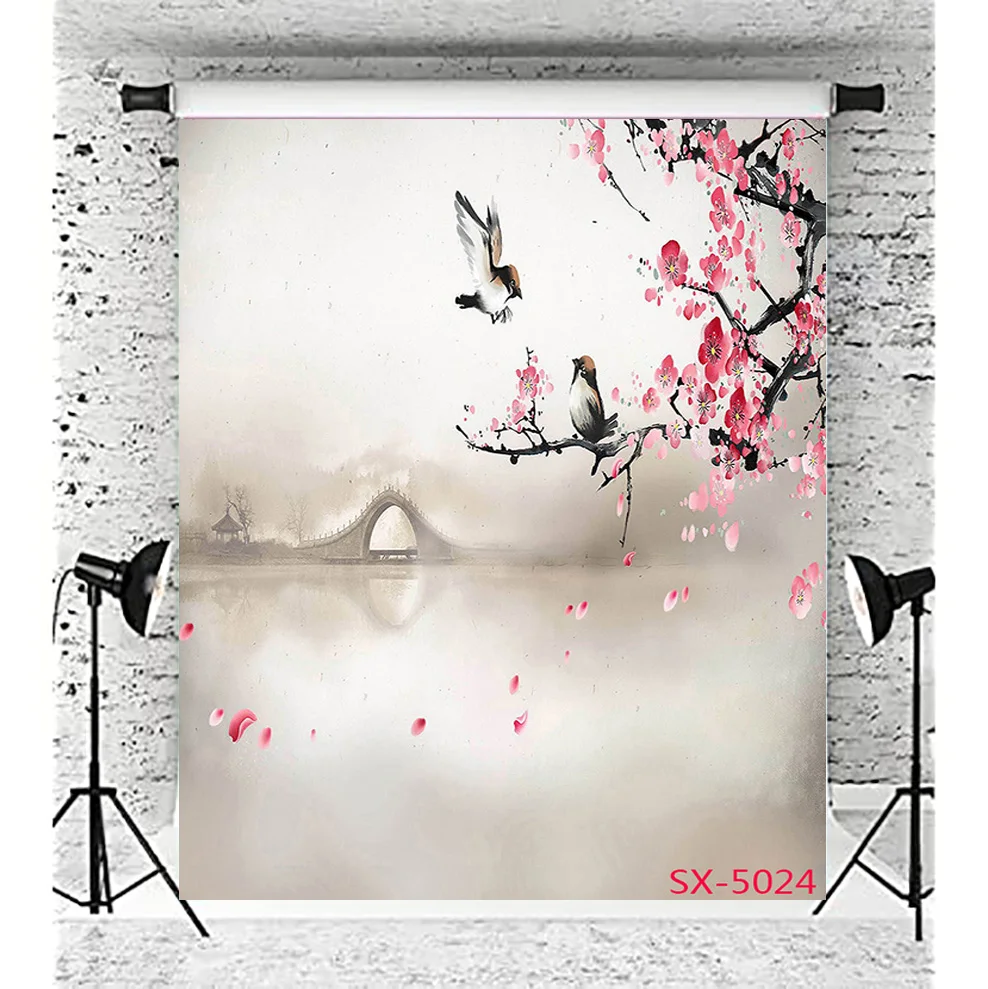 

SHENGYONGBAO Chinese Style Poetic And Picturesque Portrait Scenery Professional Photography Background Props KL-03