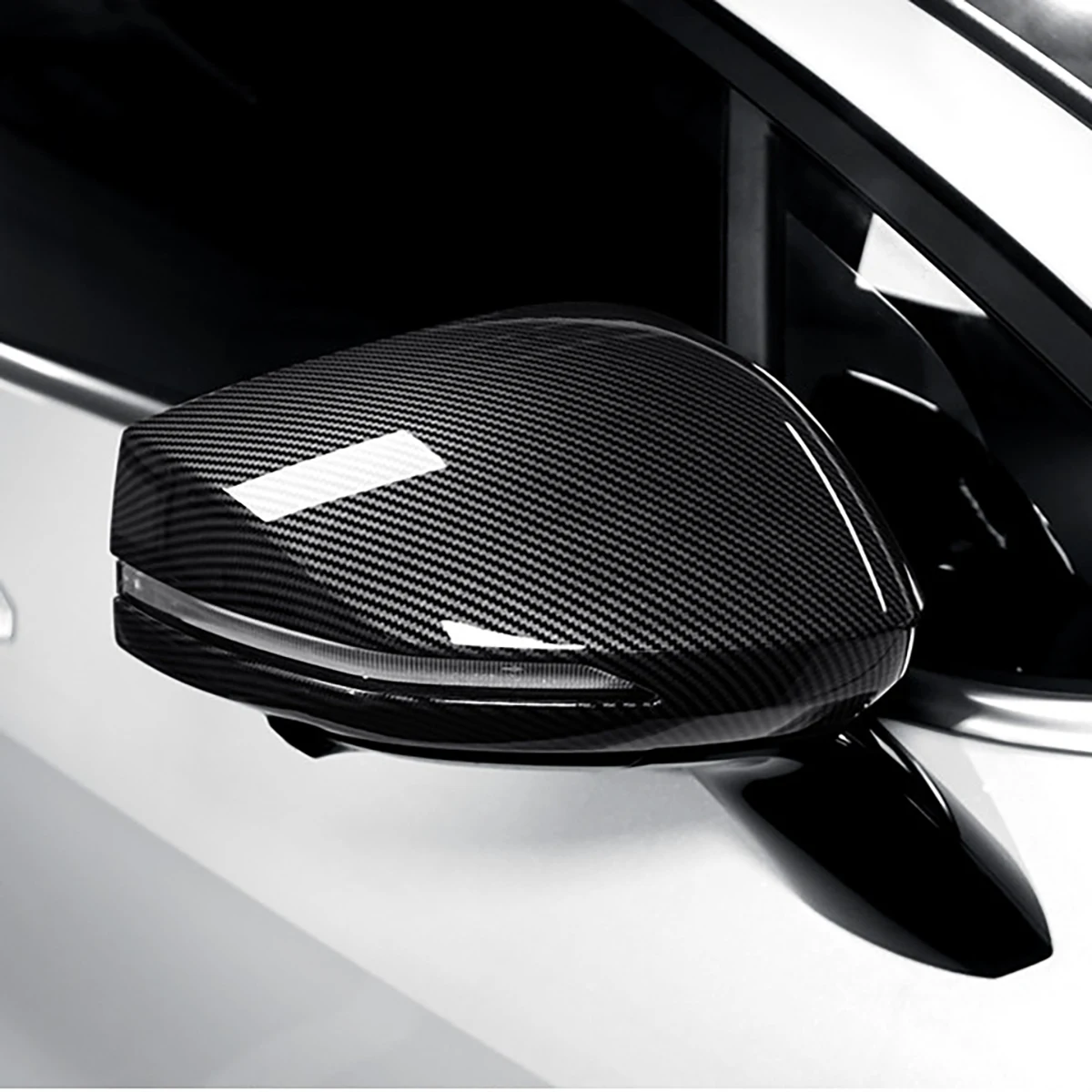 

for Kia Sportage NQ5 2022 2023 Carbon Fiber Side Mirror Cap Protector Accessories