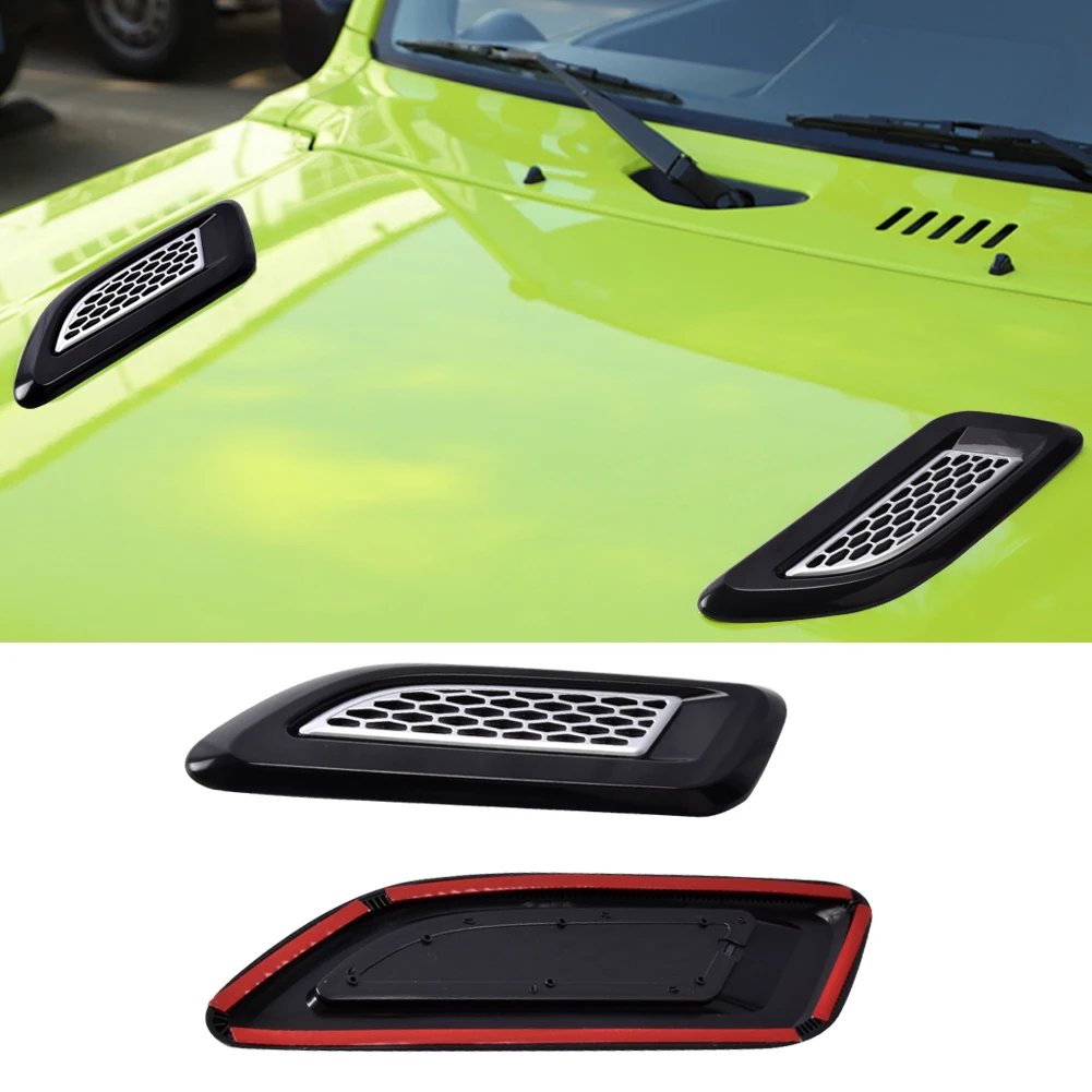 

2 шт./компл. ABS крышка выпускного отверстия автомобиля декоративные наклейки на вентиляционное отверстие для Suzuki Jimny JB64 JB74 2018-2021 автомобильные внешние аксессуары