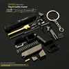 Mini Gun Charm 1:3 Removable Semi-Alloy Nylon TTI G34 Combat Master Glock Metal Model Keychain 4