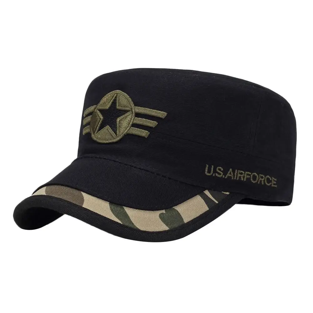 Cotton Hat Spring Summer Cotton Hat Adjustable Casual Cadet Hat Breathable Baseball Cap