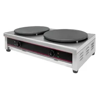 Double Electric Crepe Maker Industrial Roti Crepe Maker With Ce Certificated 1