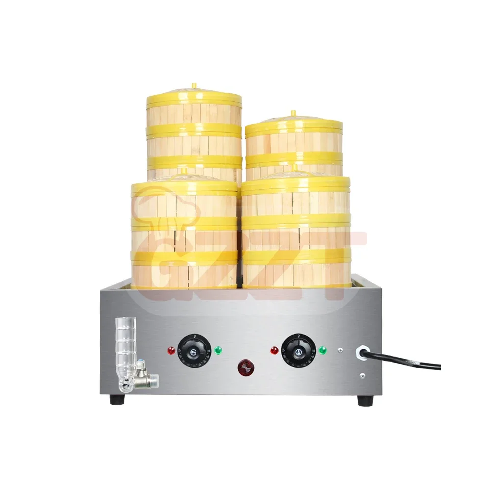 Hot Industrial Restaurant Hotel Breakfast Shop Use Dim Sum Steamer Rice Egg Soup Steamers Food Machine Dumpling Steamer