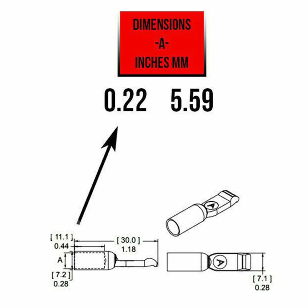 4/10pcs Terminal 50 120A FOR Anderson Plug Contacts Pins Lugs Connectors 12AWG Forklifts Accessories Power Energy Adaptor