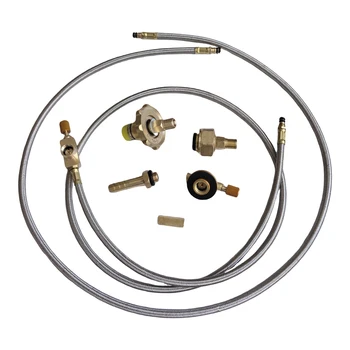 100cm/39.3in Outdoor Gas Stove Extend Tube Adapter Camping Gas Tank Connector Hose Extension Accessories Free Combination