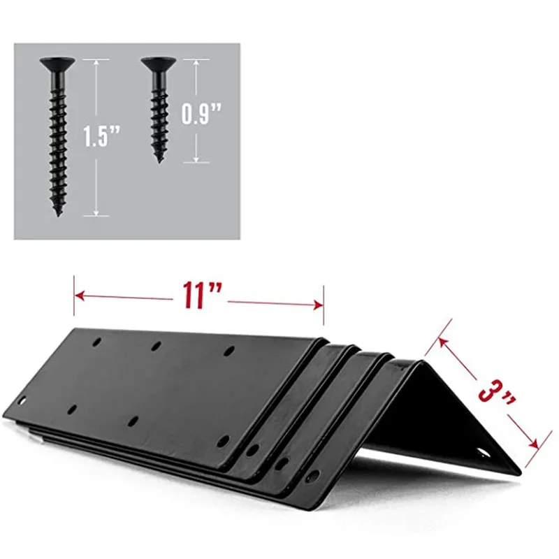 4pcs Garden Bed Corner Bracket Is Suitable For Fixed Connection Of Elevated Bed Furniture With Metal Corner Bracket