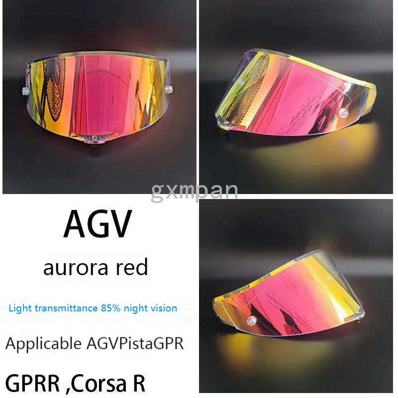 Per Agv Pista Helmet Stud Universal Day And Night Lens Per Gprr Race3 Corsa Lente Elettrolitica