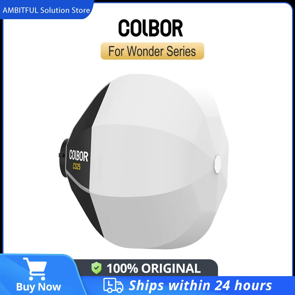 COLBOR 휴대용 접이식 랜턴 소프트박스 CS25 25CM 사진 소프트 박스 ..