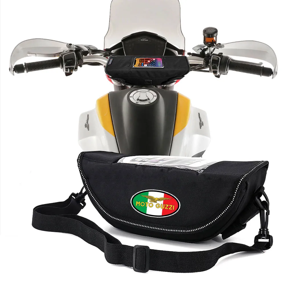 Per Moto Guzzi V85Tt Eldorado V9 Roamer / Bobber Accessorio Moto Borsa Impermeabile E Antipolvere Per Manubrio