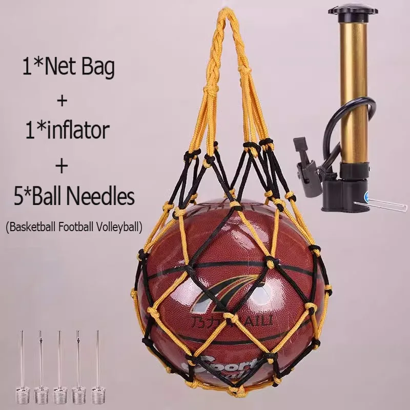Rubber Basketball Outdoor Indoor Kid Entertainment Play Game Basketball Needle Inflate Ball Teen Adult Team Sport Match Training 5