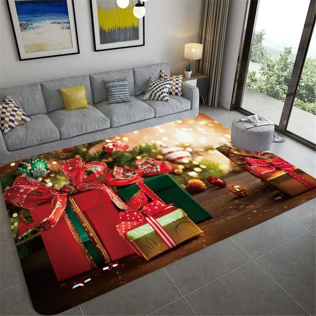 Christmas Decorative Door Mat Non-Slip and Washable Winter Door Mat Rugs  Xmas Household Decorations for Entrance Outside Home - AliExpress