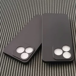 Black Bumper Shockproof Soft Rubber TPU Frosted Back Cover for Nubia V60 (Black)
