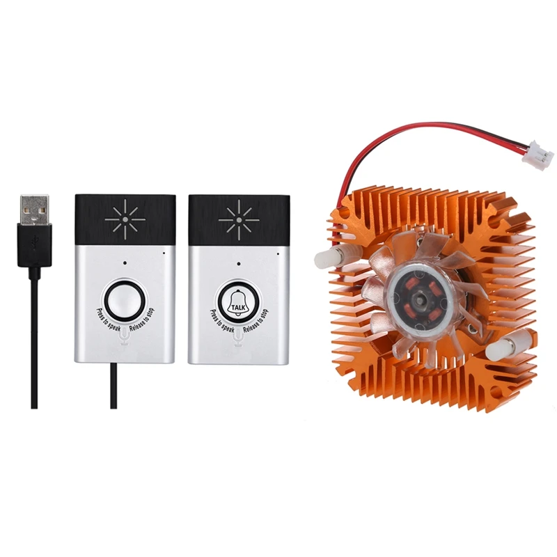 

New PC Computer Laptop CPU VGA Video Card 55Mm Cooler Cooling Fan Heatsink With Wireless Intercom Doorbell