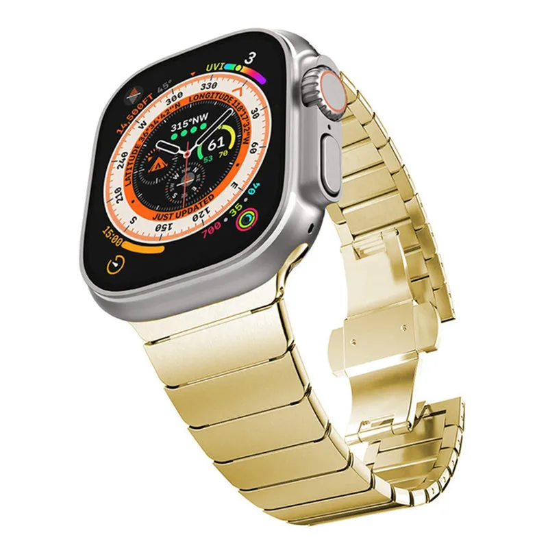 Titanium Color Stainless Steel Strap