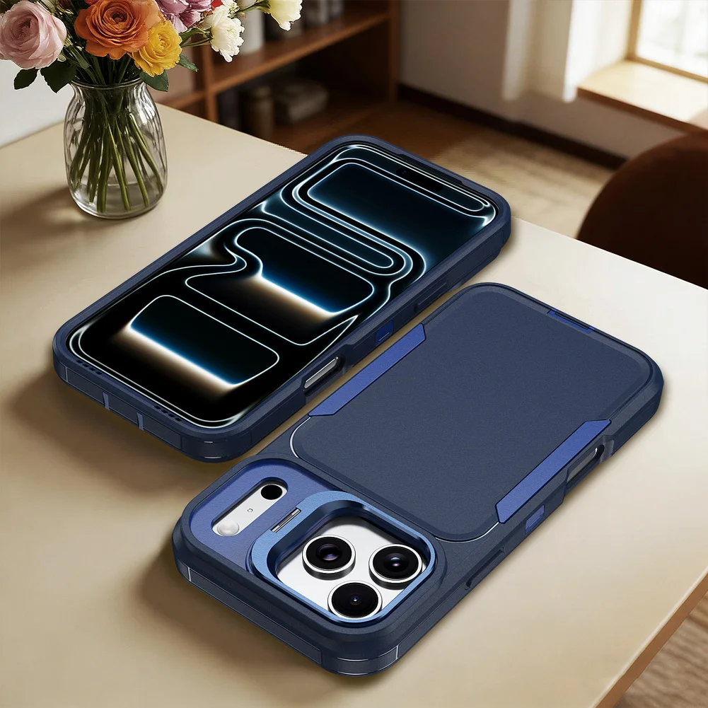 Ultimate 360° Full Protection Heavy Duty Case with Alloy Lens Holder Cover