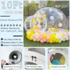 8.2/10FT USA Stock Balloon Inflatable Bubble House with Bubble Transparent Dome House Children's Indoor and Outdoor Party 5
