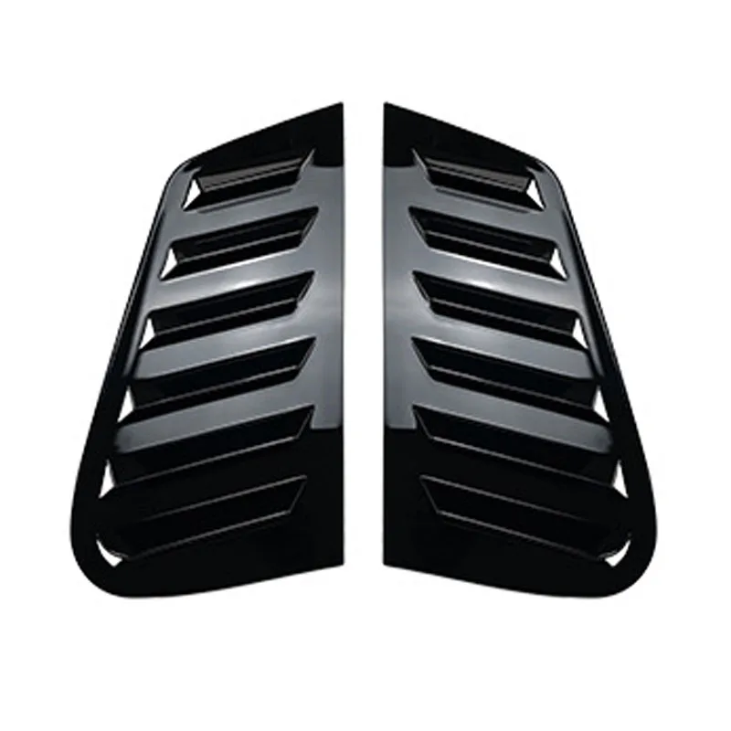 

For Volkswagen VW Polo 9N Car Side Vent Rear Window Shutter Louver Sticker Cover Trim ABS Decoration Auto Accessories 2001-2009