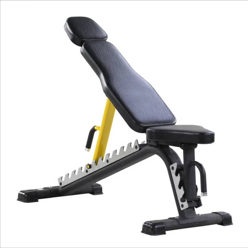 Adjustable dumbbell chair commercial gym multifunctional sit-up bench press dumbbell bench upper inclined flat