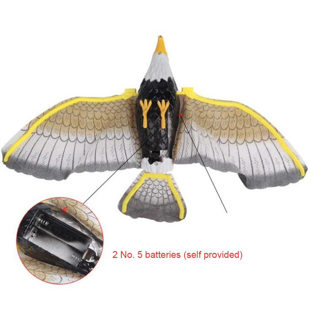 Bird Scarer Hanging Eagle Bird Repellent Fake Eagle To Scare Birds Away Natural Enemy Pest Deterrent Scarecrow
