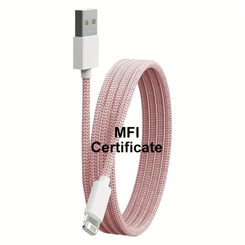 High-Speed USB Cable with Lightning Connector - Fast Charging & Data Transfer