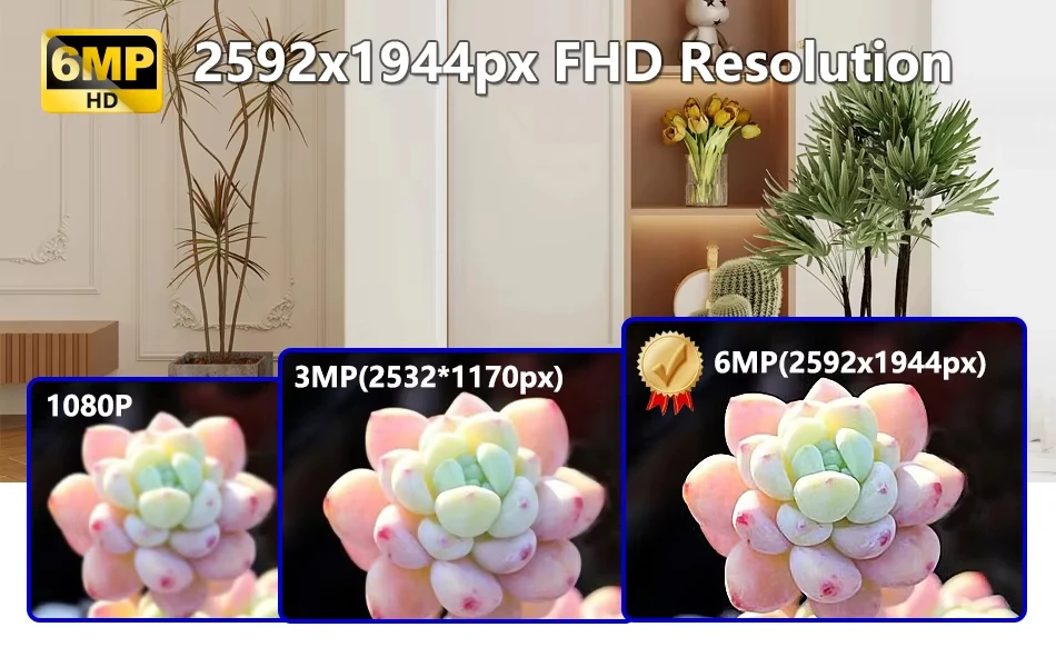 3mp and 6mp hd security camera image quality