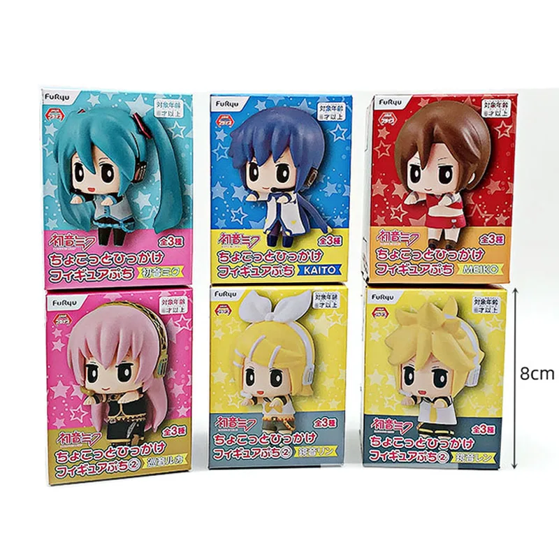 Furyu Hatsun Mikuu Kagamine Ren Megurine Ota Action Figure Modello Da Collezione Giocattoli Ornamento Da Tavola Regalo Di Compleanno Per Bambini