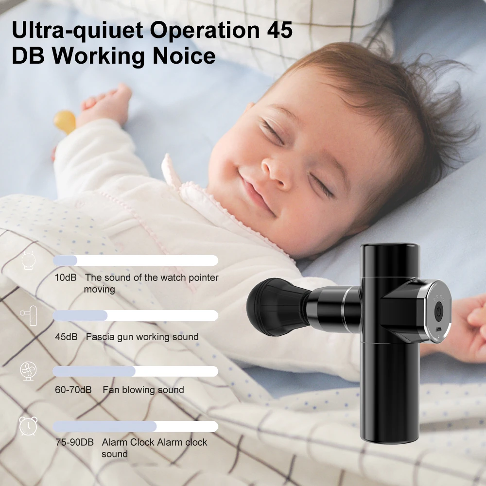 Deep Muscle Massage Gun Electric Massager Mini Fascia Gun Pistol 5 Deep Muscle Massage Gun Electric Massager Mini Fascia Gun Pistol 5