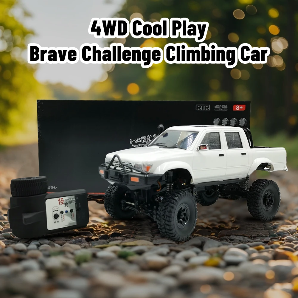New WPL C64-1 1:16 Hailax RC Car 2.4G Full Scale 4WD Climbing Car Off Road Vehicle Controllable LED Light Electric Outdoor Toy 2