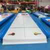 Inflatable Curling Track Outdoor Air Interactive Game Curling Court with Curlings for Sports or Fun 3