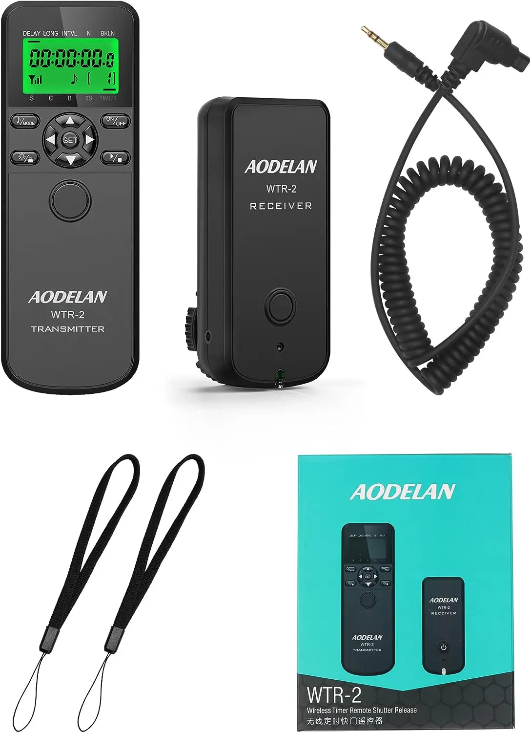 Camera Remote Shutter Release WTR-2 Timer for Canon R3 R5C R5 etc