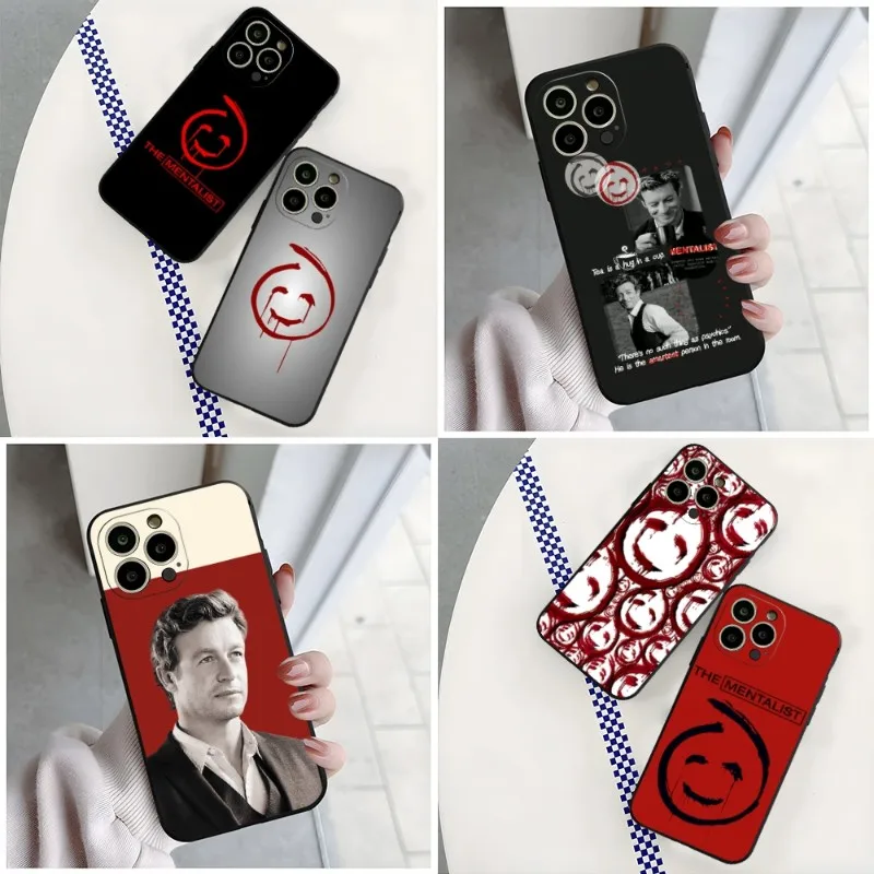 The Mentalist Red John Simon Baker Custodia Per Telefono Per Iphone 12Promax 11 13 14 Pro Xs Max Mini Xr X 7 8 6 6S Plus Shell Back