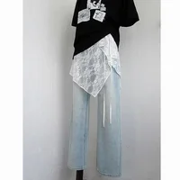 French Lace Up Short Fart Curtain Skirt Spring Layered Skirt INS Women Wrap Skirt Bandage Dress Apron Curtain Expansion Skirt - Image 3