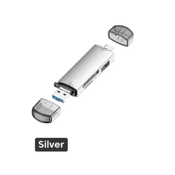 6 - in - 1 Multifunctional USB & Type - C Card Reader and Flash Drive Adapter (6in1)