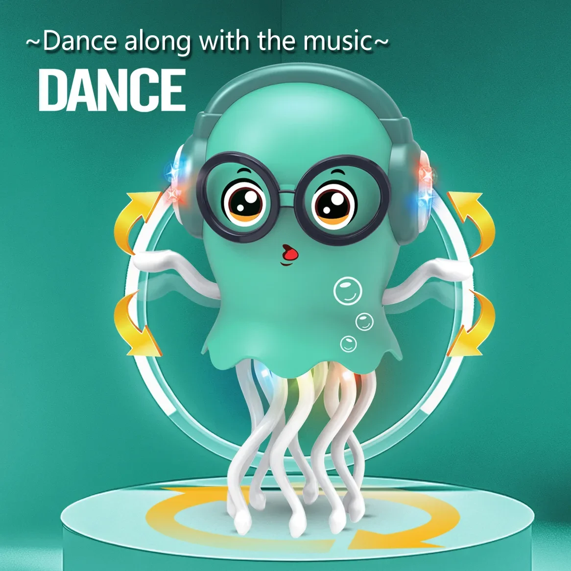 Plastic Electronic Dancing Jellyfish Toy for Kids