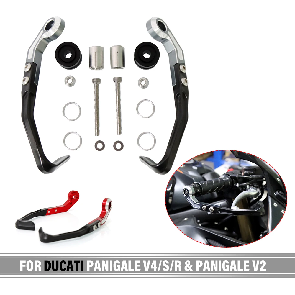 

For DUCATI Panigale V4/S/R & Panigale V2 Motorcycle Brake Handle Protects CNC Adjustable Pro Hand Guard