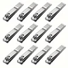 12Pcs Stainless Steel Nail Clipper Set for Women and Men - Fingernail and Toenail Cutter 1
