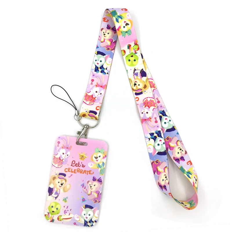 

LinaBell искусство Мультфильм Аниме Мода Lanyards автобус ID Имя держатель для карт аксессуары украшения детские подарки