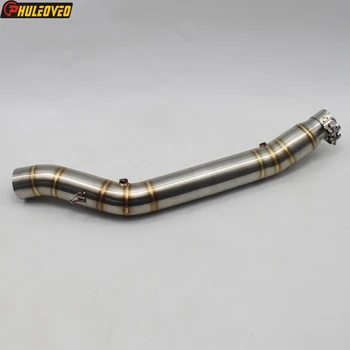 For Kawasaki KLX400SR 2003-2004 Motorcycle Exhaust Muffler Mid Link Pipe Connect ID:51mm Muffler Exhaust Can Pot