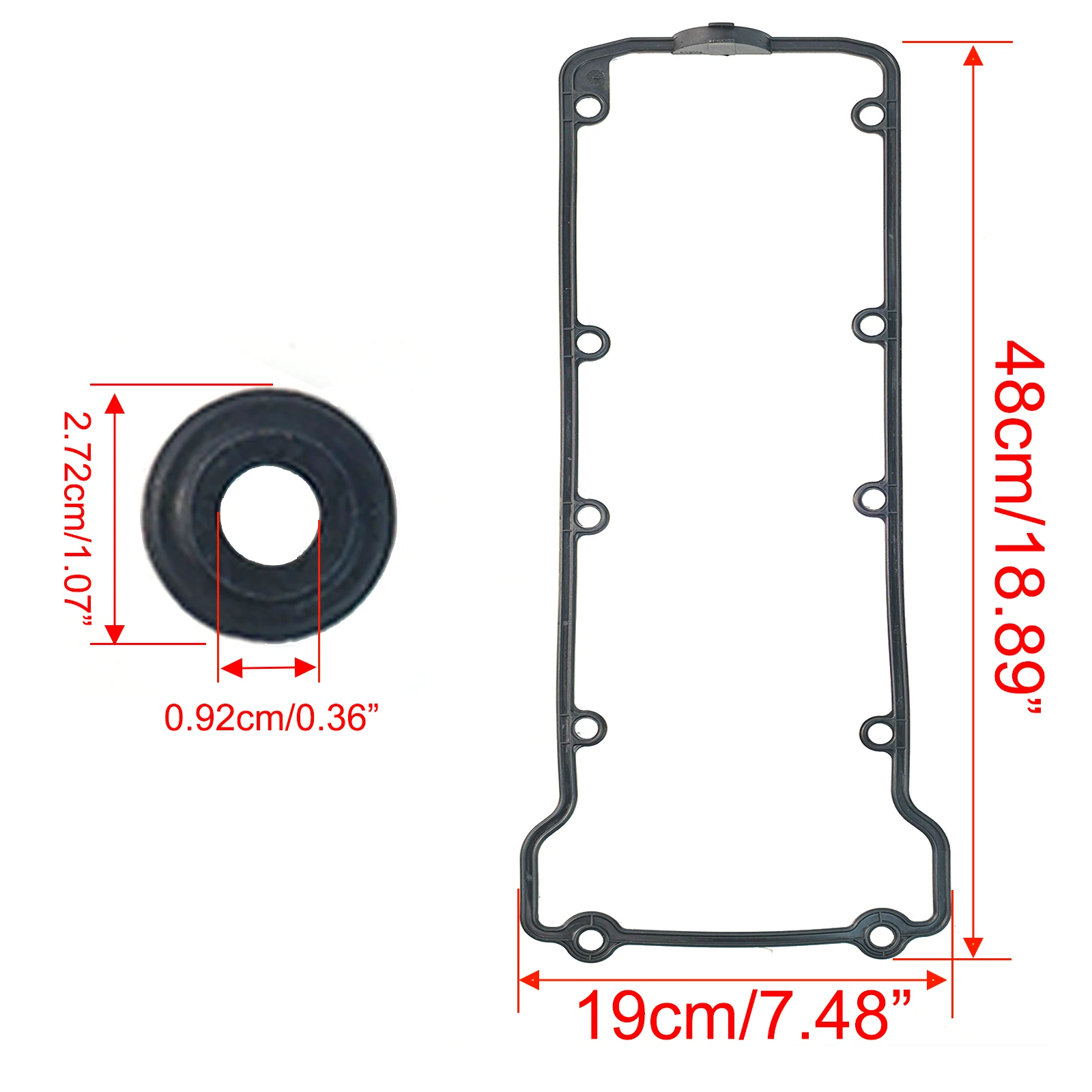 Cylinder Head Engine Valve Cover Seal 11121432885 11121731624 1121432885A For BMW E36 M43 E34 E46 316i 318i 1993-2006