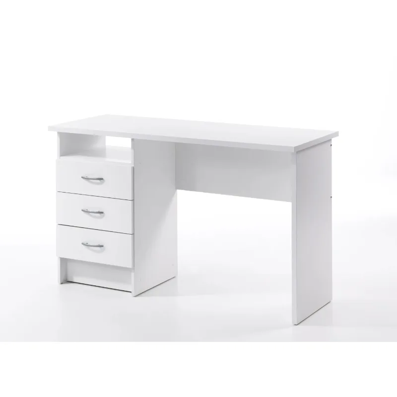 

Whitman Desk with 3 Drawers, White Computer Desks, Office Furniture