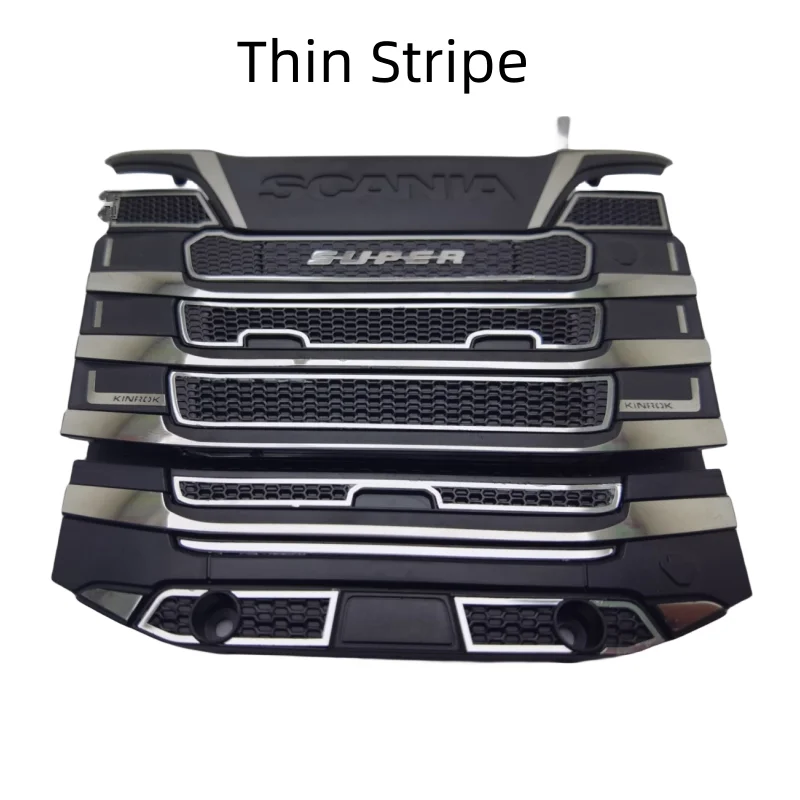 Metal Paste Intake Hood Stickers Decoration Parts for 1/14 Tamiya Truck Tractor Scania 56368 770s DIY Upgrade Accessories 3