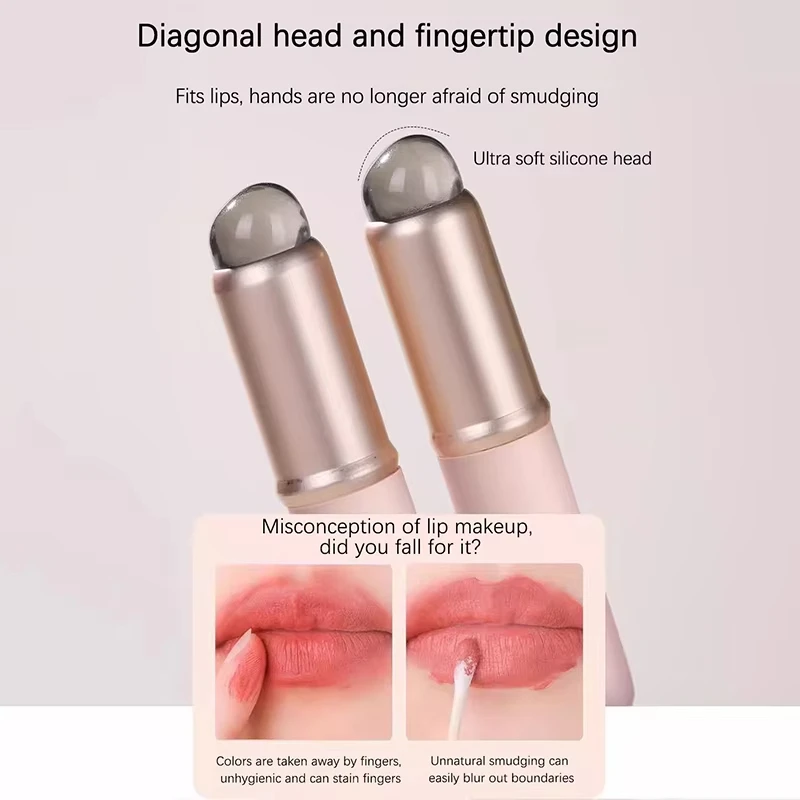 Mini Silicone Lip Brush Concealer Brushe Cover Lip Mask Applicators Gloss Brush Lipstick Makeup Beauty Tool