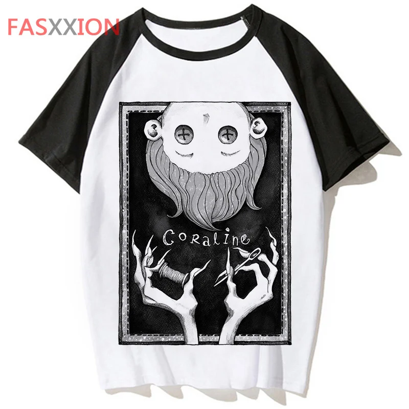 Tanio Coraline t-shirt male casual japanese couple clothes
