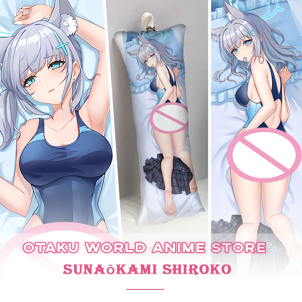 

Blue Archive Sunaokami Shiroko Dakimakura Anime Otaku 2-Side Printed Waifu Decor Hugging Body Pillow Case Cushion Pillow Cover