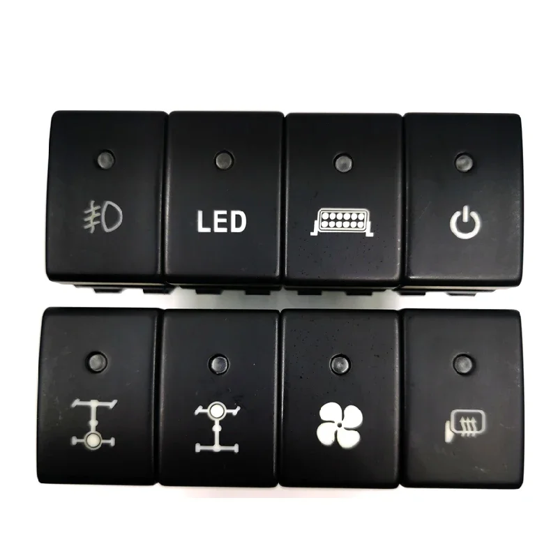 Power-On-Off-Car-Orange-Light-Rear-Diff-Switch-LED-Light-Spotlight-Push ...
