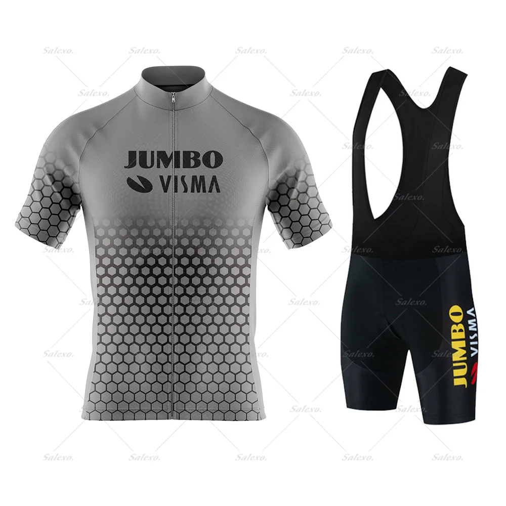 Maglia Da Ciclismo Set 2023 Jumbo Visma Abbigliamento Da Ciclismo Estate Uomo Quick Dry Road Bike Camicie Suit Ropa Maillot Ciclismo Hombre Kit