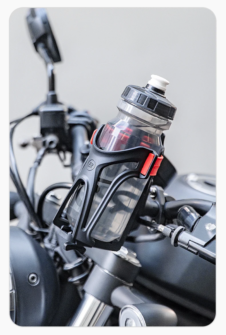 ROCKBROS Local Shipping Motorcycle Cup Holder Motorcycle Travel Riding Bracket Motorcycle Water Bottle Holder Adjustable Accessories