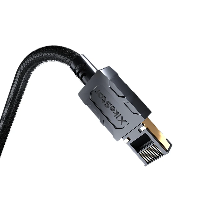 Xike 10G CAT 7 이더넷 케이블 안정적인 전송 10Gbps 고속 30AWG 차폐 이더넷 RJ45 네트워크 케이블 1.5m, 3m, 5m, 8m