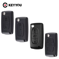 KEYYOUเปลี่ยนKey SHELLสำหรับFiat Scudo Ulysse Fit Lancia Phedra HU83/VA2 ใบมีดCE0523 CE0536 2/3/4 ปุ่มFOB