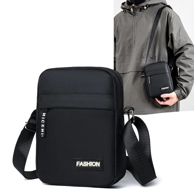 Borsa A Tracolla Uomo In Pelle Vintage Con Porta USB: Impermeabile E Grande Capacità - 3